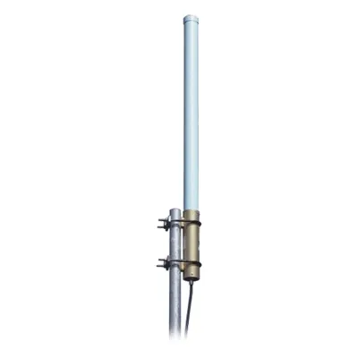 Antena Omni de Fibra de Vidrio para Estación Base, 360-455 MHz, 2.5 dB, 95 MHz de Ancho de Banda, 500 Watt, N Hembra.