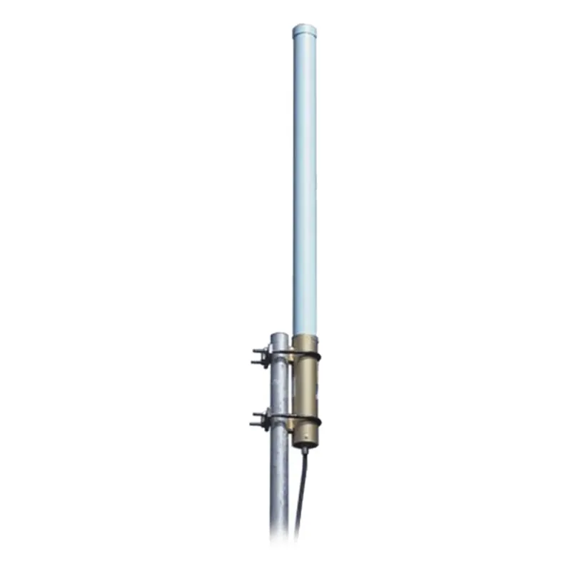Antena Omni de Fibra de Vidrio para Estación Base, 360-455 MHz, 2.5 dB, 95 MHz de Ancho de Banda, 500 Watt, N Hembra.
