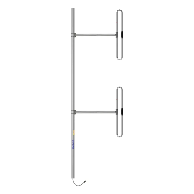 Antena Base de 2 Dipolos, 138-174 MHz, 5 dBd, 36 MHz de Ancho de Banda, Bi-direccional, 300 Watt, N Macho, Inclinación Opcional "Tilt" de 0, 2, 4, 6, 8 o 10 Grados.