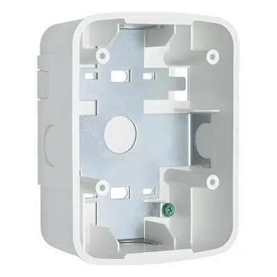 Caja de Montaje en Pared para Bocina y Bocina con Lampara Estroboscopica, Color Blanco