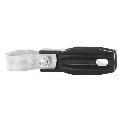 Aislador de Paso o Esquina con Abrazadera / 33-38 mm / Resina Virgen 100% / Anti-Arqueo / Tubería de Malla Ciclónica