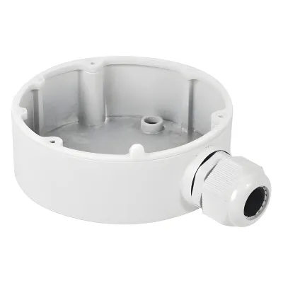Caja de Conexiones de Exterior para Cámaras Tipo Mini Domo / IP66 / Color Blanco