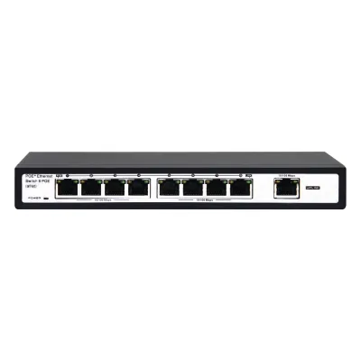 Switch PoE / 100 Metros PoE / 8 puertos 802.3af/at ( 132.5 W ) 10/100Mbps + 1 puerto Uplink
