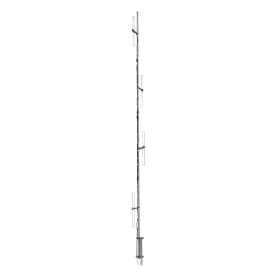 Antena Base VHF, de 4 Dipolos, Rango de Frecuencia 138 - 150 MHz.