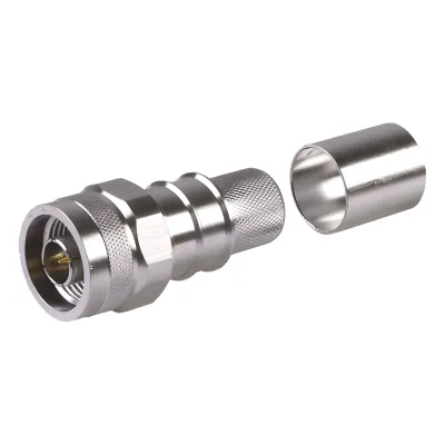 Conector N Macho Plegable con Pin Cautivo para cable LMR600, LP600