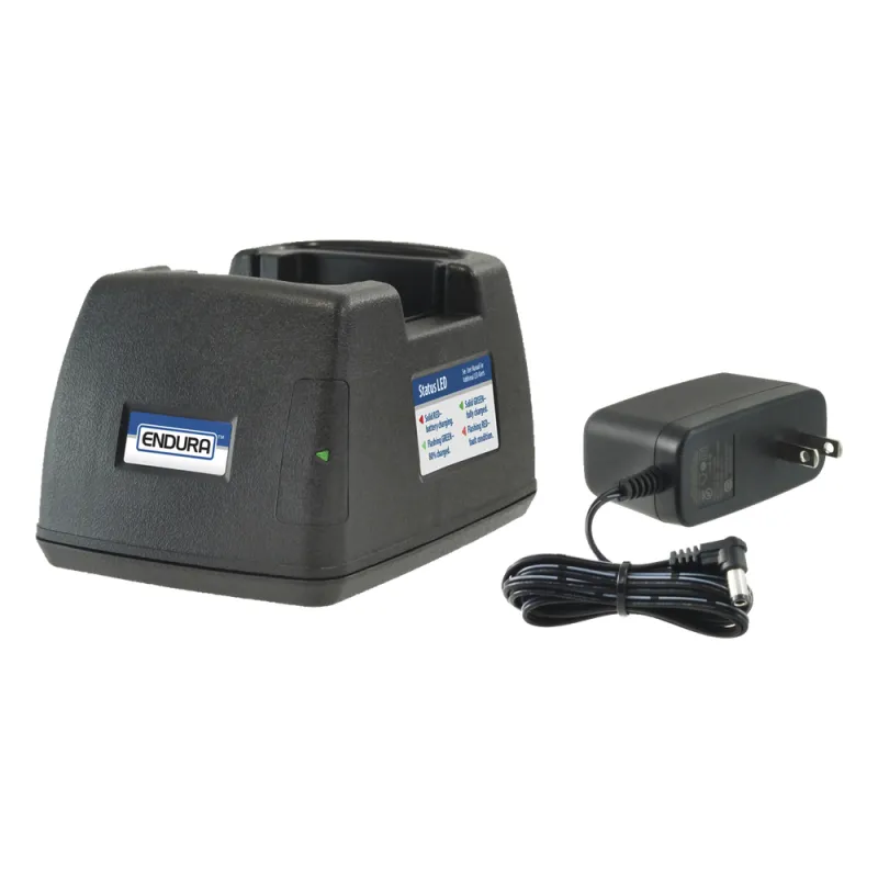 Cargador rápido de escritorio para radios HYTERA PD412, PD506, PD602G, PD702G, PD782G,PD792EX, PD982, PT580H / HARRIS HDP100, HDP150.