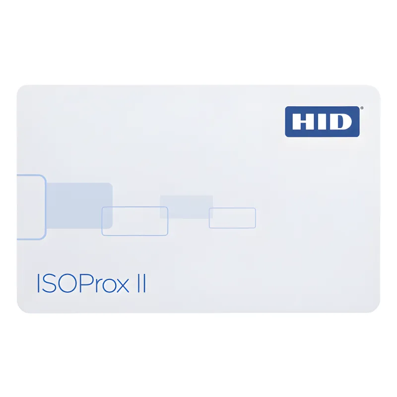Tarjeta de Proximidad ISOProx II HID (Delgada) Perforada Horizontalmente / Garantía de por Vida/ 1586/1386