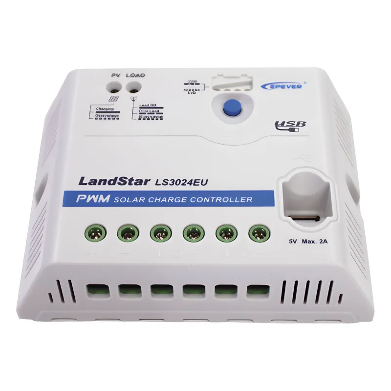 Controlador Solar PWM 12/24 V 30 A, Salida USB
