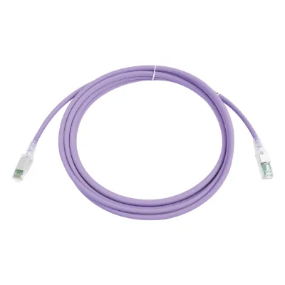 Patch Cord Z-MAX Cat6A S/FTP, CM/LS0H, 3.05 Metros (10 Pies), Color Violeta, Versión Bulk