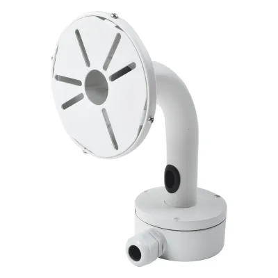Montaje Universal de Pared con Caja de Conexiones / Compatible con Cámaras Domo y Bala / Uso en Interior