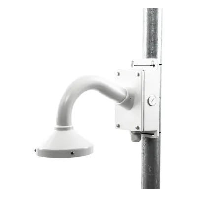 Montaje Universal de Pared con Cuello de Ganso y Caja de Conexiones / Compatible con Cámaras Domo y Bala