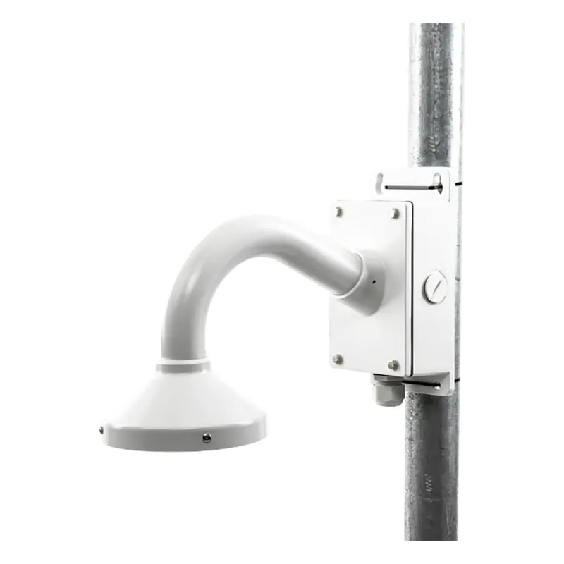 Montaje Universal de Pared con Cuello de Ganso y Caja de Conexiones / Compatible con Cámaras Domo y Bala