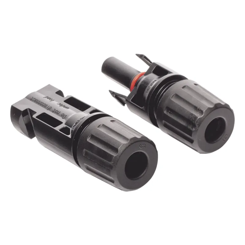 Conector MC-4 para Módulos Fotovoltaicos (conector hembra + conector macho)