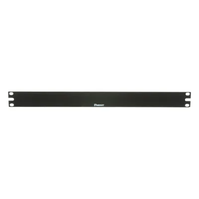 Tapa Ciega Para Rack Estándar de 19in, Plano, de Acero, 1UR, Color Negro