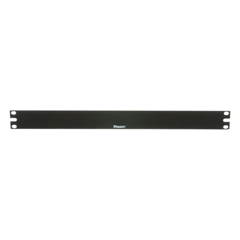 Tapa Ciega Para Rack Estándar de 19in, Plano, de Acero, 1UR, Color Negro