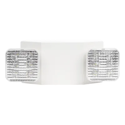 Luz LED de Emergencia / Doble LED 1W / 150 Lúmenes / Voltaje Universal 127-277 VAC / Batería Ni-Cd 3.6V 900mAh / UL 5VA / 90 min Autonomía
