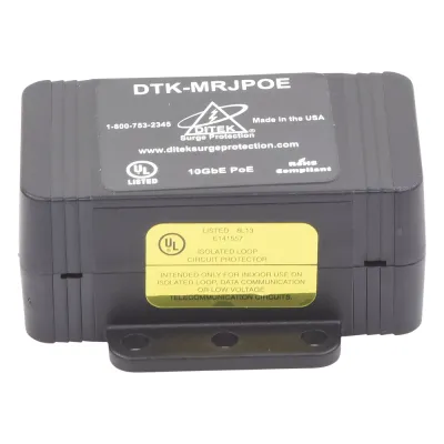 Protector PoE / RJ45 Hembra / 10 GbE / PoE y HiPoE / Cámaras IP y WAP