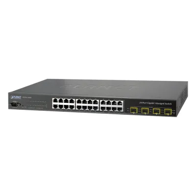 Switch Administrable L2+ 24 puertos 10/100/1000 Mbps, 4 Puertos Combo SFP