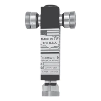 Divisor de Potencia de 3 vías, 350-600 MHz, 500 W, Conectores DIN 7-16 Hembra.