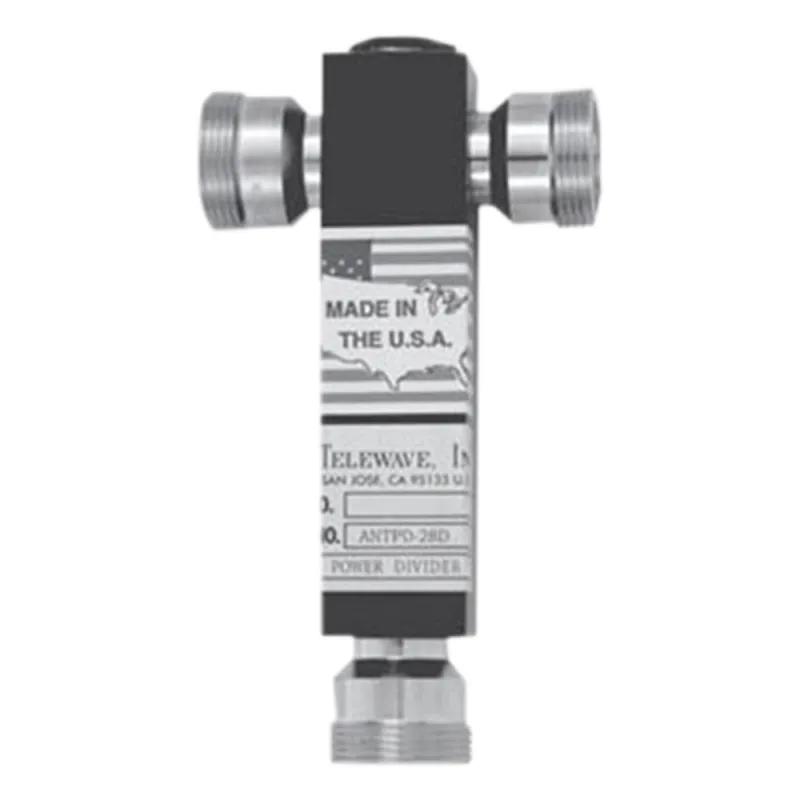 Divisor de Potencia de 3 vías, 350-600 MHz, 500 W, Conectores DIN 7-16 Hembra.