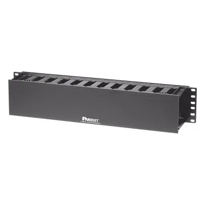 Organizador de Cables Horizontal PatchLink, Sencillo (Solo Frontal), Para Rack de 19in, 2UR