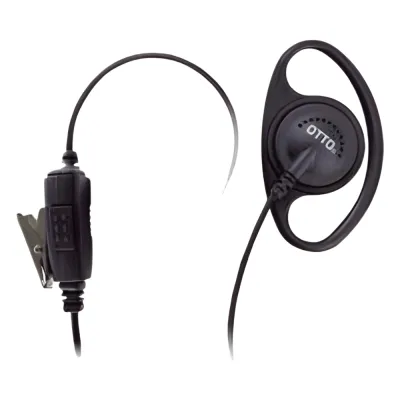 Micrófono-Audífono tipo Anillo, Cable con 40 lbs de Resistencia. KENWOOD NX-340/320/420, TK-3230/3000/3402/3312/3360/3170