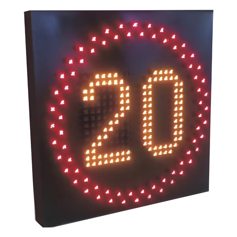 Pantalla para limite de velocidad