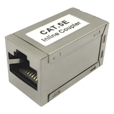 Acoplador STP Cat5e Hembra RJ45 a RJ45 Hembra