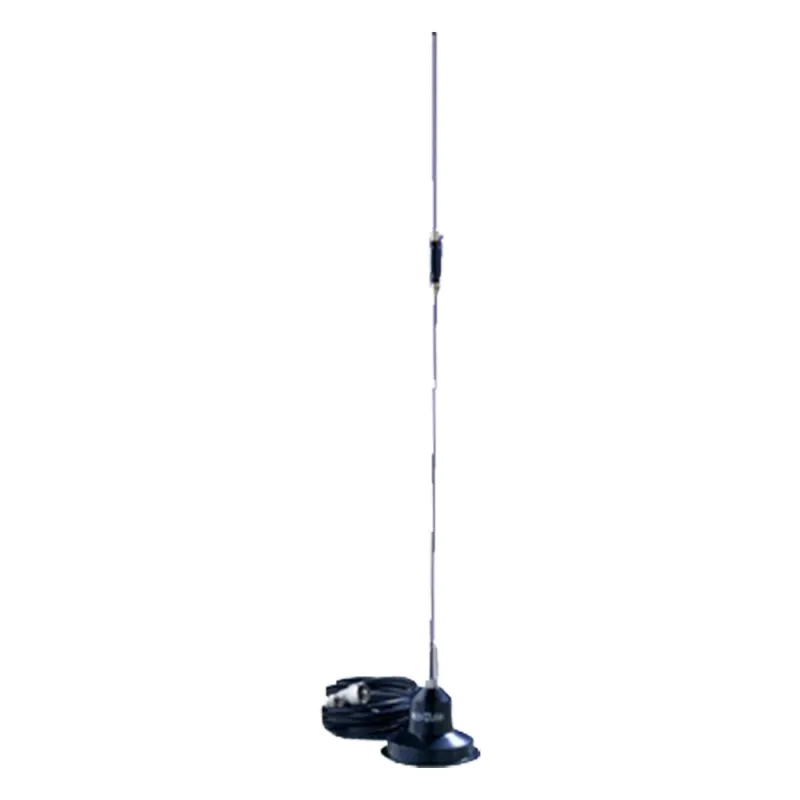 Antena móvil UHF, 430-450 MHz, 5.2 dB, montaje magnético, conector UHF Macho.