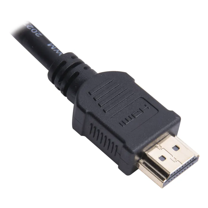 Cable HDMI de 1.8 Metros (5.91 Pies) (High Speed) / Resolución 4K / Soporta Canal de Retorno de Audio (ARC)/ Soporta 3D / Blindado para Reducir Interferencia / Chapado en Oro / Alta Resistencia y Durabilidad