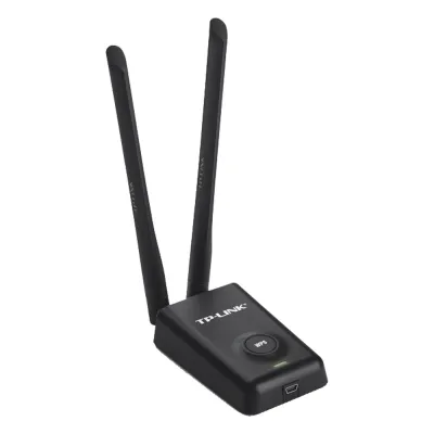 Adaptador de alta potencia USB inalámbrico/ WiFi N 300 Mbps / Frecuencia de 2.4 GHz / 2 Antenas Externas de 5 dBi / Compatibilidad Windows y Linux