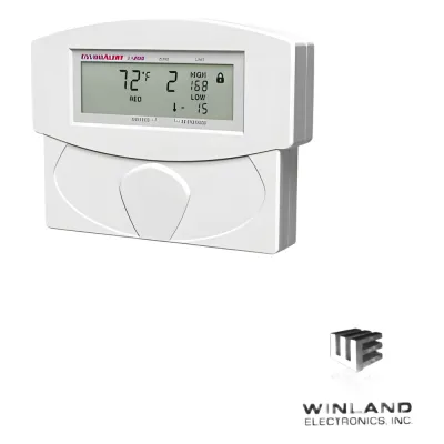 Detector de temperatura y humedad, capacidad 2 zonas, incluye una zona con sensor de temperatura y 1 zona libre