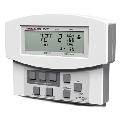 Detector de temperatura y humedad, capacidad 4 zonas libres.