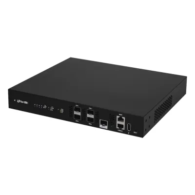 UFiber GPON OLT, Terminal de línea óptica hasta 512 ONUs concurrentes, con 4 puertos SFP GPON + 1 puertos SFP+ 10 G