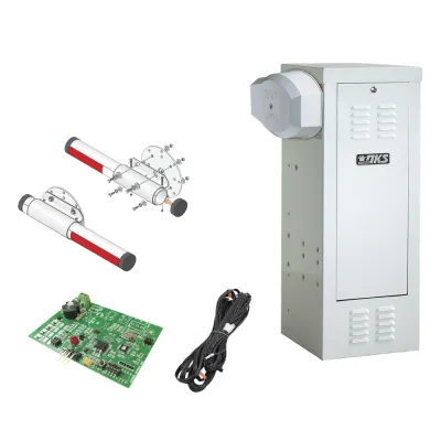 Kit de Barrera Vehicular 1601 de Uso CONTINUO Con Mástil de Aluminio 4 Metros / Incluye Sensor de Masa y Loop.
