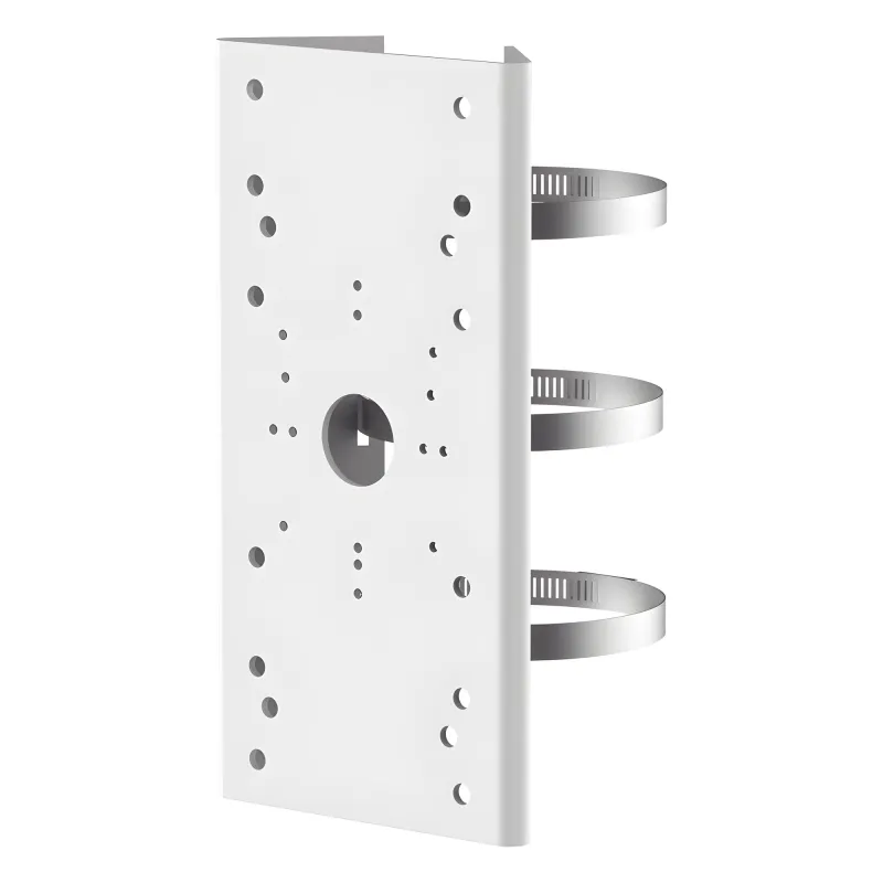 Montaje para Poste / Compatible con PTZ HIKVISION / Acero Inoxidable