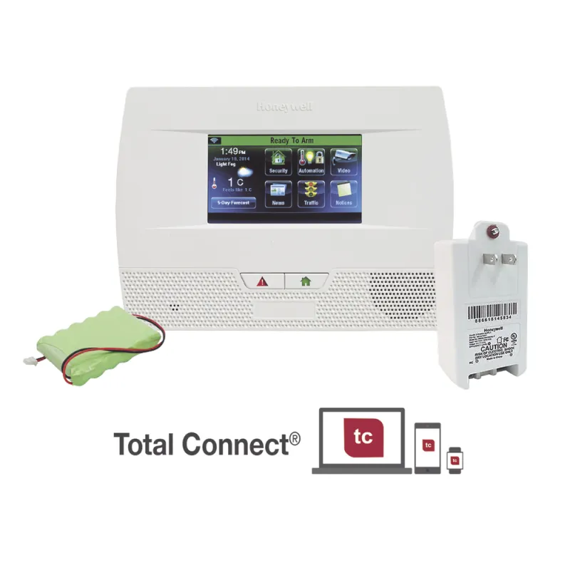 Panel de control de alarma inalámbrico con pantalla táctil de 4.3 pulgadas y comunicador telefónico integrado