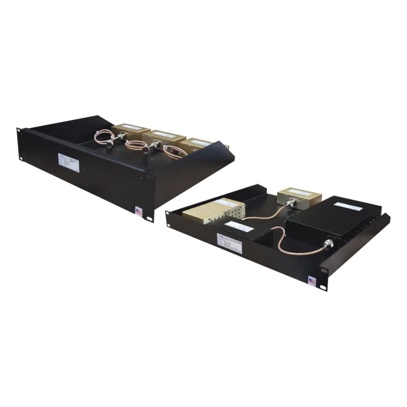 Multiacoplador y Preselector EMR, 375-512 MHz, 12 Canales, 2-8 MHz, 2 UR / Rack 19 in, N Hembras.