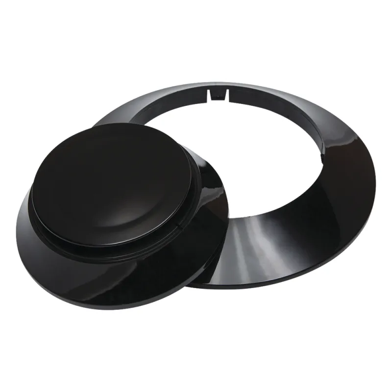 Kit de acabado negro con 10 cubiertas y 10 anillos embellecedores para base de detectores direccionables Fire-Lite
