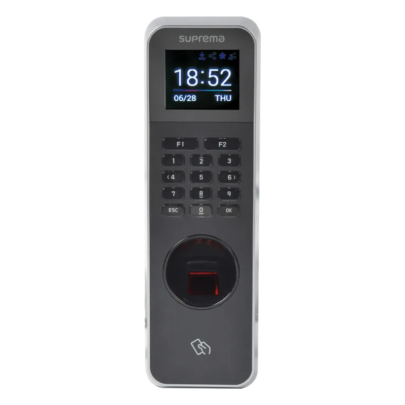 Lector de Huella IP67 Con Teclado y Lector de Tarjetas RFID(125kHz EM & 13.56MHz MIFARE, MIFAREPlus, DESFire/EV1), y BLUETOOTH, Uso para Control de Acceso y Asistencia