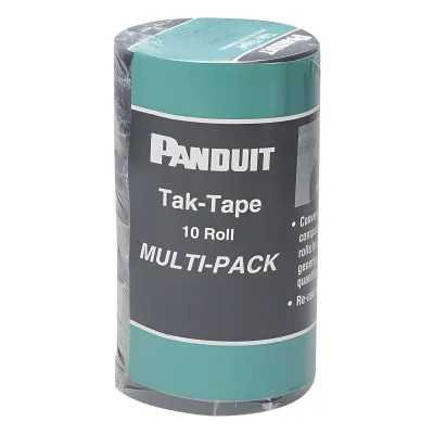 Kit de 10 Rollos de Cinta de Contacto, de 10.66 m de largo y 19.1 mm de ancho c/u, Color Negro