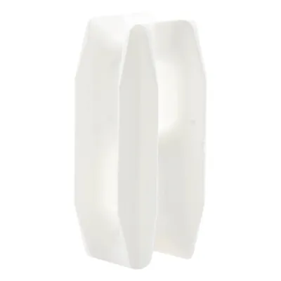 Aislador Blanco de Esquina para Cercos Eléctricos / 18 kV / Resinas Vírgenes / Resistencia 7.5-10.2 kg / Anti UV / 66 mm x 31.6 mm