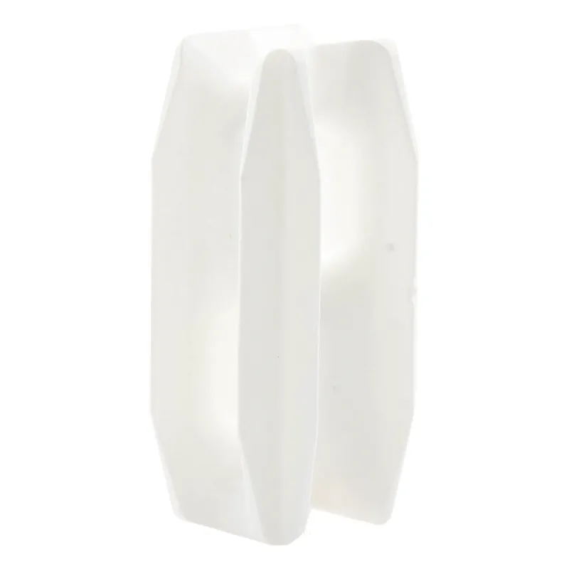 Aislador Blanco de Esquina para Cercos Eléctricos / 18 kV / Resinas Vírgenes / Resistencia 7.5-10.2 kg / Anti UV / 66 mm x 31.6 mm