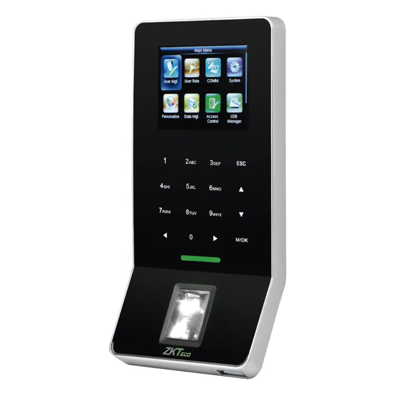 Terminal Biométrica de Huella / 3,000 Huellas 5,000 Tarjetas / WiFi / Pantalla 2.4" / TCP/IP RS485 / ADMS / Control de 1 Puerta