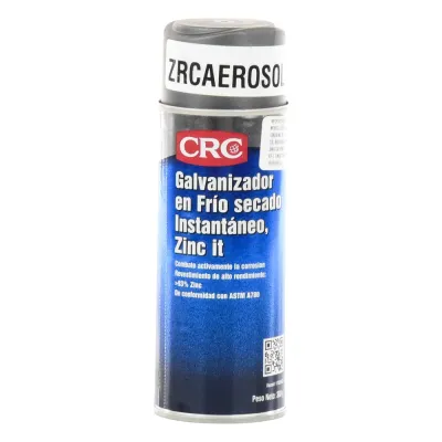 Compuesto Zinc en Aerosol para Retoque de Piezas Galvanizadas por Inmersión en Caliente (386 gr.).