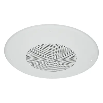 Bocina de 8 Pulgadas para Montaje en Techo, Configuración de Hasta 8 Watts, Color Blanco.