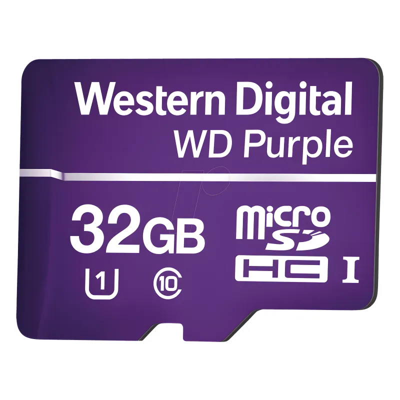 Memoria microSD de 32GB PURPLE, Especializada Para Videovigilancia, 10 VECES MAYOR DURACIÓN, 3 AÑOS DE GARANTIA