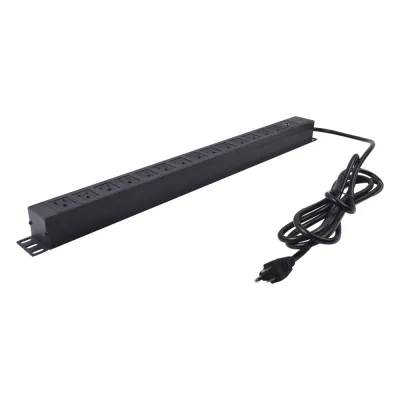 Unidad de Distribución de Energía (PDU) / 14 Tomas / 125 V / Montaje Vertical / Cable 1.90 m (6.2 ft) / Gabinete 650 mm (25.6 in) de Ancho