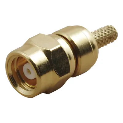 Conector SMC Macho de Anillo Plegable para cables RG-58/U LMR-195, RG-142/U.