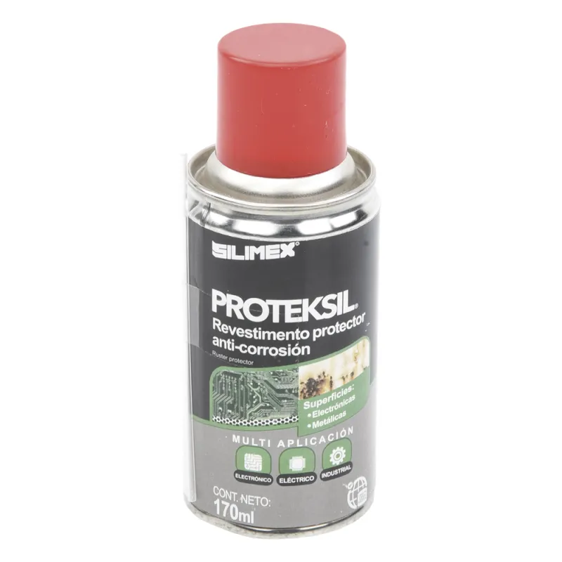 Revestimiento Protector Anti-Corrosión en Aerosol, Protege circuitos y conductores Electricos, es Ideal para usarse en Ambientes Altamente Húmedos, 170 ml.